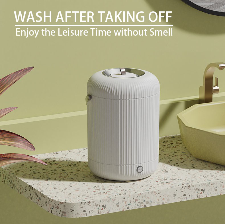 Mini sock washing machine MNXP15 front view Mini sock washing machine MNXP15 front view
